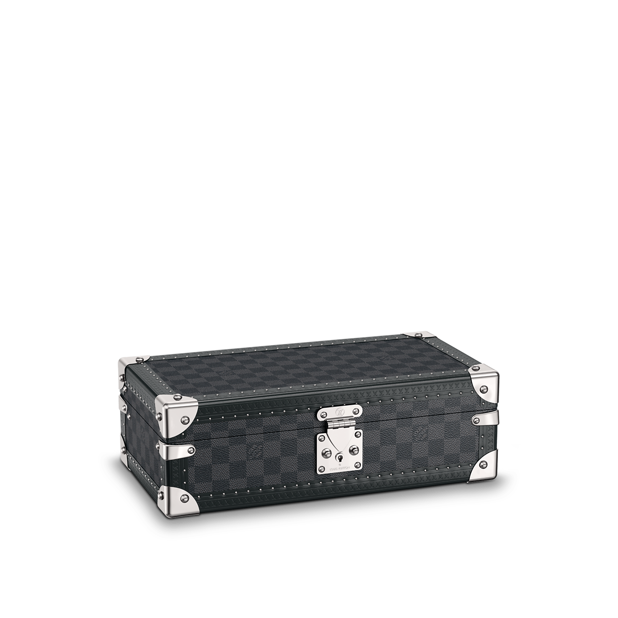 8 watch case Damier Graphite Canvas Men Travel LOUIS VUITTON